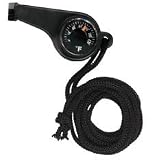 Rothco Super Whistle with Compass and Thermometer
