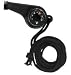 BLACK WHISTLE W/COMPASS & THERMOMETER