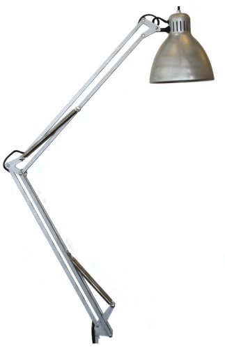 L1 Task Light with Clamp and Arm Silver Gray On Sale