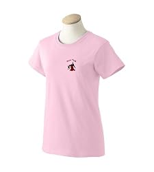 Personalized custom embroidered ballroom dancers design on ladies t-shirt