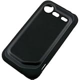 Hybrid AquaFlex TPU Cover for HTC DROID Incredible 2 ADR6350, Black & Black ....