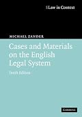 Cases and Materials on the English Legal System (Law in Context)