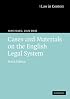Cases and Materials on the English Legal System (Law in Context)