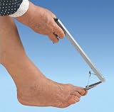 Pistol-grip remote toe nail clipper