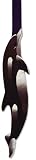 Dolphin Shaped by Why-Knot black silk ties