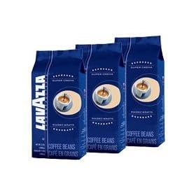 Lavazza Italian "Super Crema" Espresso Whole Bean Value Pack (3 x 2.2 lb bags)