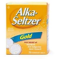 Alka-Seltzer Antacid Medicine Gold, Effervescent Tablets 36 ea