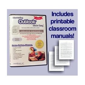Mastering MS Outlook Made Easy Training Tutorial v. 2003 through 97 - How to use Microsoft Outlook Video e Book Manual Guide. Even dummies can learn from this total DVD for everyone, with Introductory - Advanced material from Professor Joe