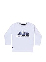 Cesare Paciotti 4US Kids Camiseta Manga Larga (Blanco)