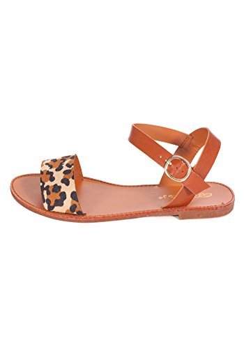 Breckelles Kylee-03 Single Strap Vegan Leather Sandal