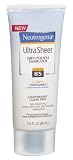 Neutrogena Ultra Sheer Dry-touch Sunblock Spf 85, 3-Ounce Bottles (Pack of 2)