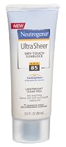 Neutrogena Ultra Sheer Dry-Touch Sunblock, SPF-85, 3-Ounce Tubes (Pack of 2)