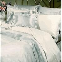 Empress Silk Charmeuse Pillow Sham - Euro - Pearl Grey