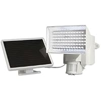 MAXSA Innovations 40225 Solar-Powered Motion-Activated 80 LED Security Floodlight
