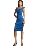 Maggy London Dress, Stretch Satin Sheath