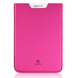 OCTOVO Faux Leather Kindle Sleeve (Fits 6 Display, Latest Generation Kindle) - Cool Pink (Smooth finish)