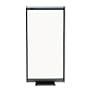 Quartet TE542G Quartet Prestige Add On Dry Erase Board  12 x 24  White  Gray Aluminum Frame