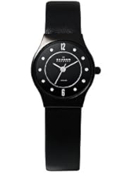 Skagen Womens 233XSCLB Ceramic Black Dial Watch