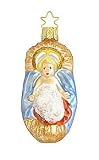 Inge-Glas Mary With Baby Jesus German Glass Christmas Ornament #40105106