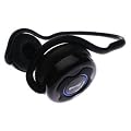 7dayshop R7 Sport Series Bluetooth Wireless Stereo Headphones / Headset With Built in Microphone - Ideal for use with Mp3 players , Apple ipod, iPad 2, iPad 3, iPhone 4, 4s, HTC, Samsung Galaxy, Skype, Msn, PS3 - Black - Eco Packaging & Travel Carry Case Included