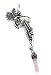 Sterling Silver Victorian Fairy and Rose Quartz Pendant