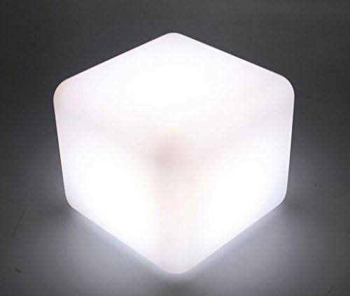 Smart and green LED Night Light PE 110-220V Coloring Charging Cordless Rechargeable Waterproof Remote-controlled Home Outdoor colorful LED Table Lamp 0.7kg/7inch -Cube