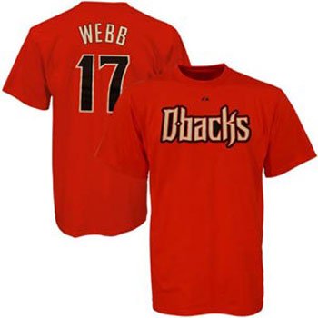 Brandon Webb Diamondbacks MLB Player T-Shirt - XXL