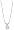 14k White Gold Round Diamond Solitaire Pendant (1/4 ct, H-I Color, SI2-I1 Clarity)