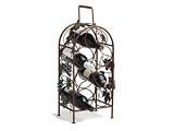True Fabrications Cascade Vineyard 7 Wine Bottle Rack and Holder
