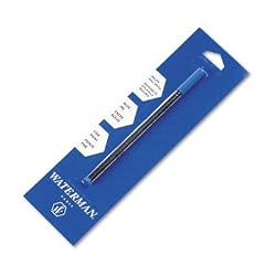 Waterman(R) Refill, Rollerball, Fine Point, 0.5 mm, Blue