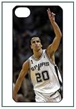 Manu Ginobili San Antonio Spurs NBA Star Player Argentina iPhone 4 iPhone4 Black Case Cover Protector Bumper