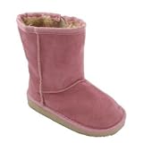 Lucky Toddler Girl's Faux Shearling Nubuck Suede Boots in Pink