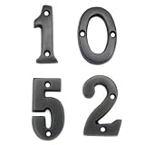 BOLTON Solid Brass House Numbers 2inches Dark Oil Rubbed Bronze Available 0-9 Price Is For One Number. Please Email Us To Let Us Know What Numbers You Need