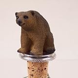 Brown Bear Bottle Stopper