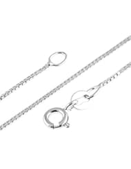 Sterling Silver 1 Millimeter Italian Box Chain Necklace