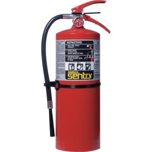 10 lb ABC Fire Extinguisher (Short Unit) w/Wall Hook