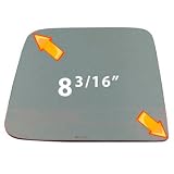 1987-2002 JEEP WRANGLER-SAHARA Flat, Driver Side Replacement Mirror Glass by Automotive Mirror Glass