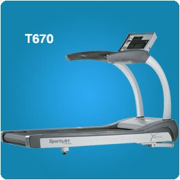 T600 Series SportsArt T670 Treadmill - Treadmill - Model 561089