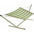 Castaway Q8205 Large Quilted Hammock - green/white