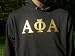 APA Black Hoodie - Greek Letters - 4XL