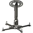 Projector Ceiling/wall Mount 12.8IN-17.3IN Adjustable Extension (Black)