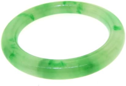 Natural Jade Colors Bangle Bracelet Genuine Chinese 7 Inches (58mm)
