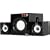 LandSound Piano Black 2.1 Multimedia Speakers with White Cones