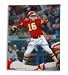 Len Dawson Kansas City Chiefs Autographed (Throwing in Red Jersey) 8