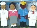 Multicultural Wooden Block Play Career Figures Set 2IMAGE
