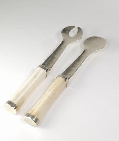 Serving Utensils with Bone Handles