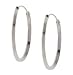 Sterling Silver Hoop Earrings 3.7 Grams w/ Hinge Post