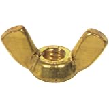 The Hillman Group 4349 10-32 Brass Wing Nut (15-Pack)