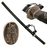 Leather Handle Katana - stainless blade - 41 inches