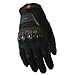 Street Bike Full Finger Motorcycle Gloves 09 (XL, black/silver)